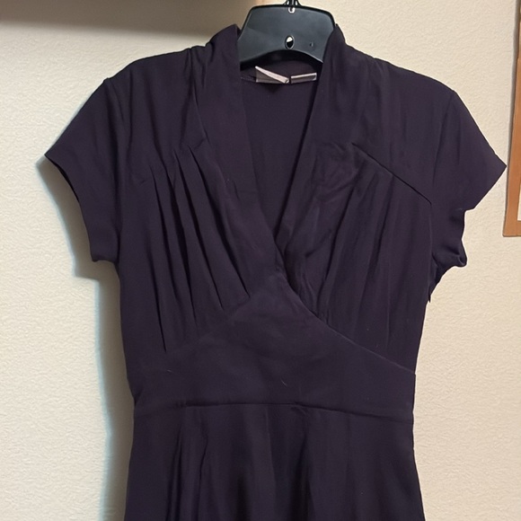 EShakti women’s dress Sz 10 Navy Jersey 40s style, pockets, NWOT 🌻 - Picture 2 of 9